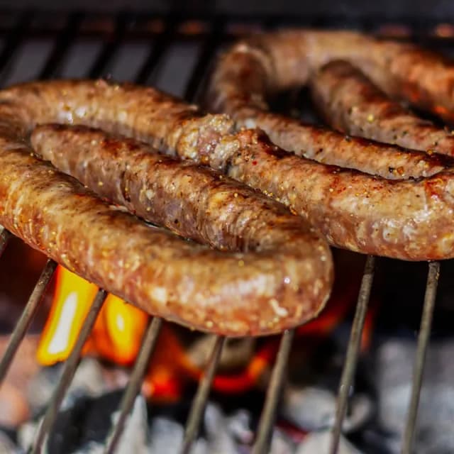 Boerewors on the braai
